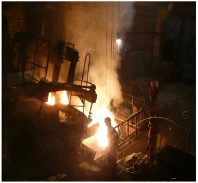 Dim steelmaking environment